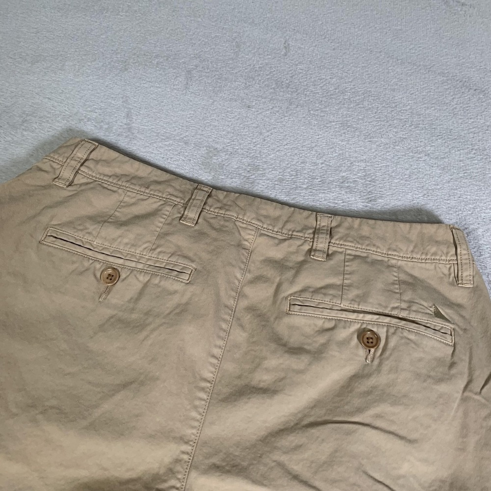 UNTUCKit Adler Shorts Mens 32 Khaki Chino 100%‎ Pima Cotton Flat Front 9" Inseam - Picture 12 of 12